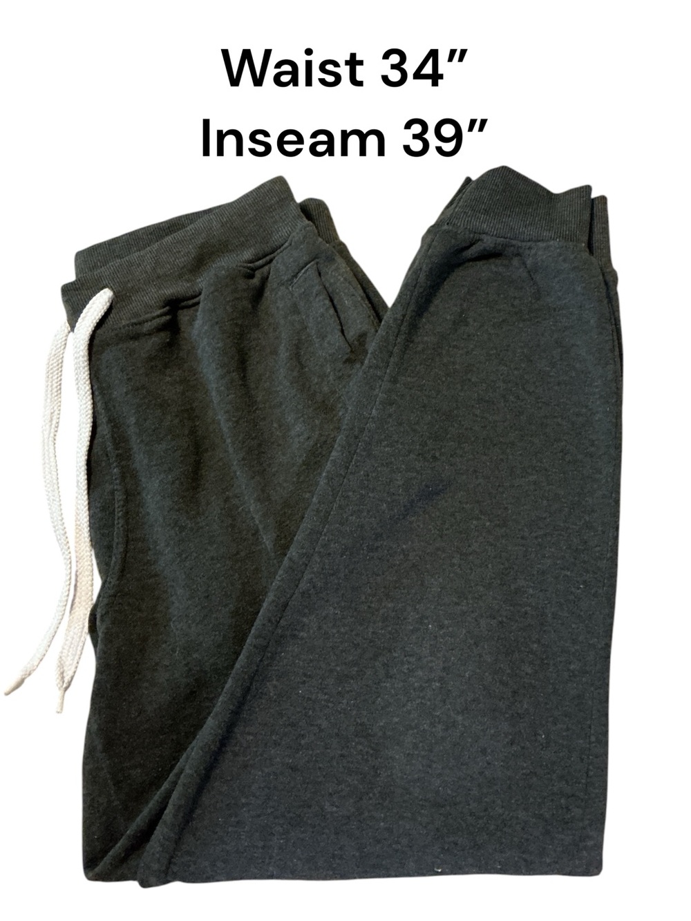 Kids Charcoal Gray Drawstring Sweatpants